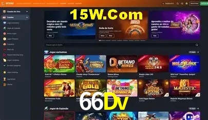 Biblioteca de slots populares na 66Dv